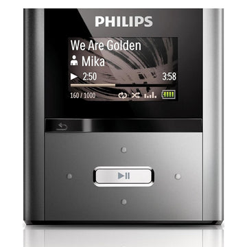 Philips GoGear Raga 4 GB MP3 Player & Voice Recorder (Container Product Without Box) - Imported from UK